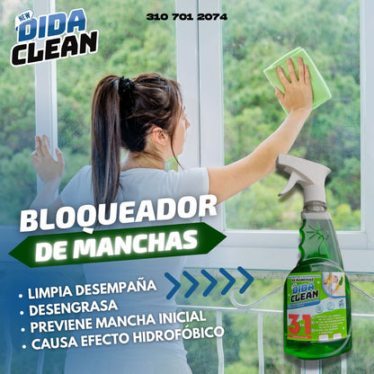 PROTECTOR Y BLOQUEADOR DE MANCHAS EN VIDRIOS DIDA CLEAN