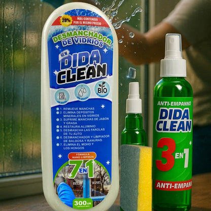 DESMANCHADOR DE VIDRIOS ✨DIDA CLEAN EFECTO DIAMANTE 💎
