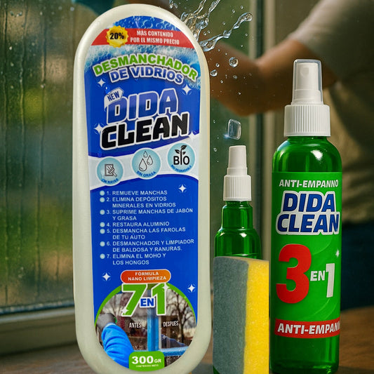 DESMANCHADOR DE VIDRIOS ✨DIDA CLEAN EFECTO DIAMANTE 💎